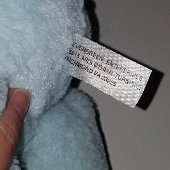 NEW My First Teddy Bear Plush 12" Lovey Toy Baby Boy Blossoms & Buds Evergreen - Picture 8 of 8